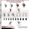 Service Caster 4 Inch 316SS High Temp Glass Filled Nylon 12mm Stem Caster Total Lock Brake SCC-SS316TSTTL20S414-GFNSHT-M1215 - alternate 2